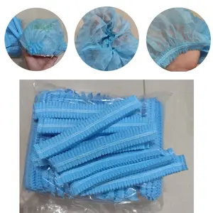 Blue Disposable Vacuum Filter Mesh Bag, Non-Woven Fabric, Bucket Style, Elastic Fit, Home Vacuum Cleaner Accessory, Large Size