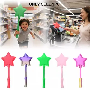Creative 3D Printed Touch Payment Wand, NFC Credit Card Holder, Card Storage, Plastic Material, Non-Contact Payment Device with Quick and Secure Transactions, Magic Star Shape Wand Design