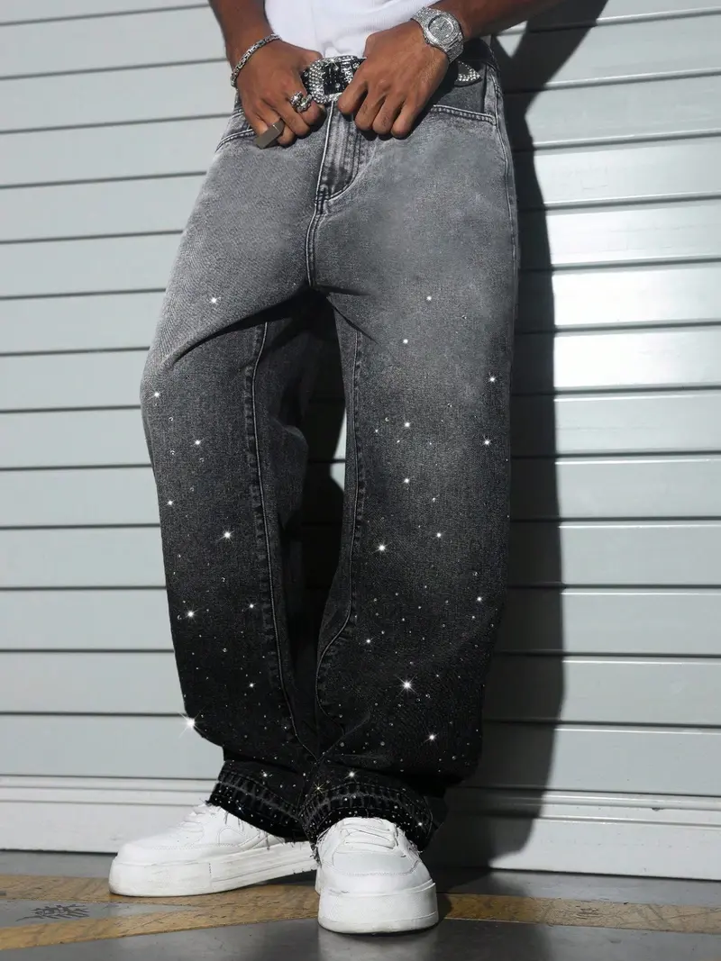 Are rhinestone jeans in - TikTok Shop