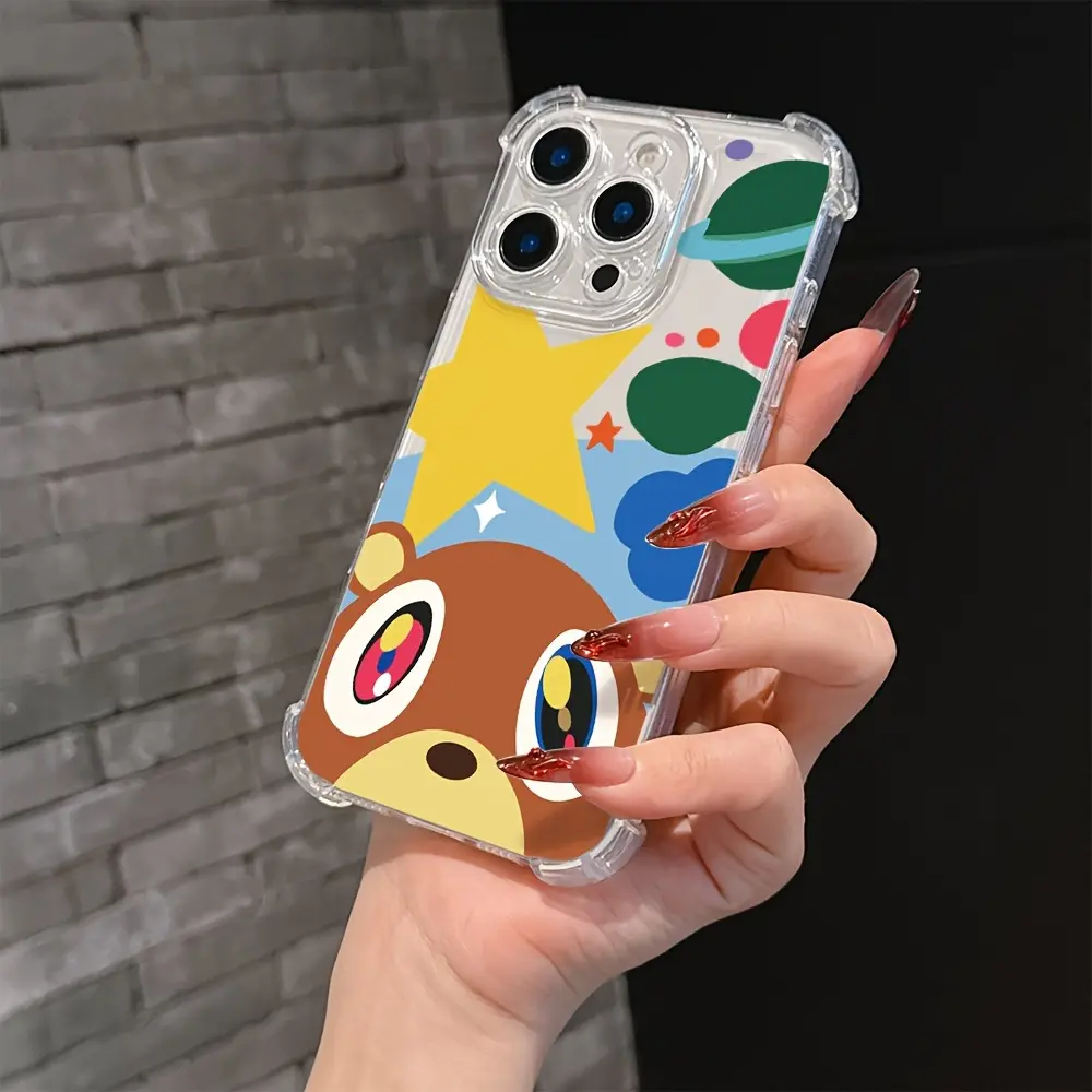 Kanye Music Hip Hop Phone Case For iPhone 17 Air 16 15 14 13 12 11 Pro Max Plus Clear Soft TPU Shockproof Cover