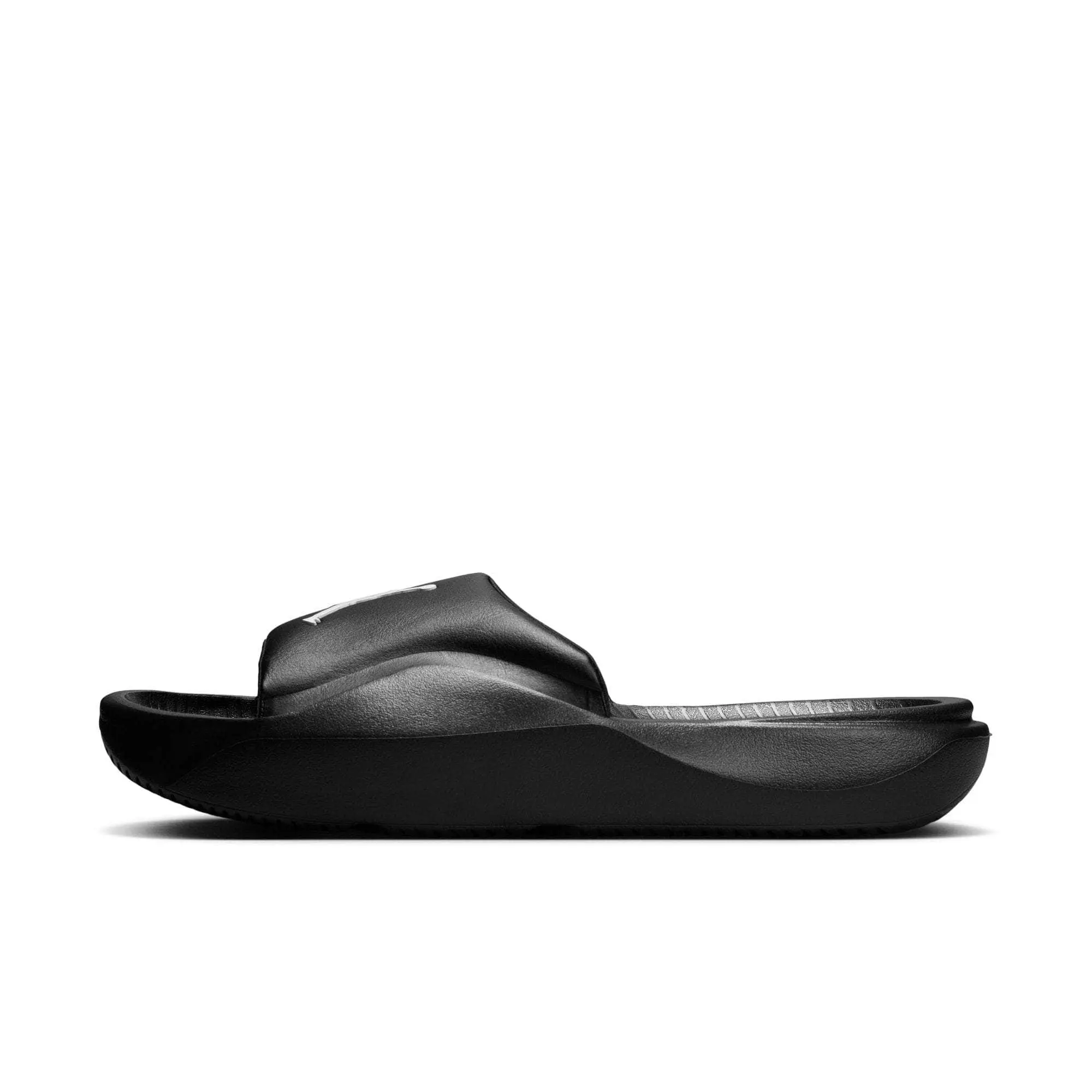 Air Jordan Men's Franchise Slides, Black/White Foam Walking Shoes with Supportive Curved Footbed, Summer Footwear HF3263-001, Slipper, Flexible Foam, Everyday Use, Supportive Fit, Casual, Curved Foam
