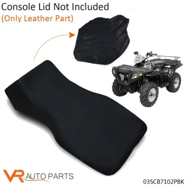 G-PLUS Leather ATV Seat Cover Replacement - Automotive Interior Accessory Fit for 05-10 Polaris Sportsman 500, 600, 700, 800 Part