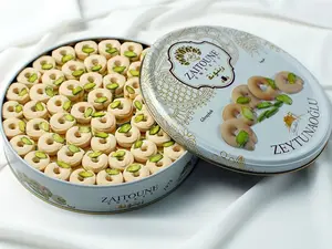 Zaitoune Sweets Graybeh – 500g | Traditional Middle Eastern Shortbread Cookies Soft Snack