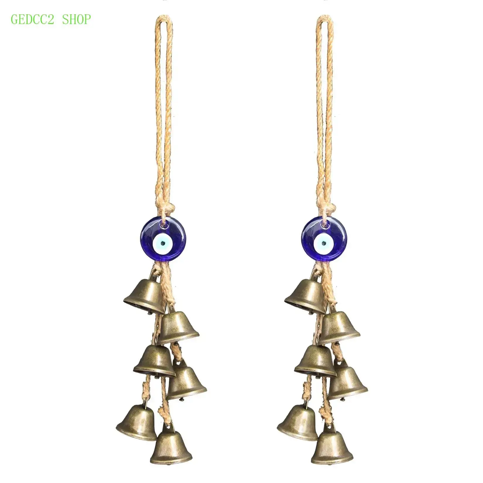 Witch Wind Chime Hanging Decoration, Perfect for Door Handles, Magic Bell Decor, Indoor Outdoor Decor, Holiday Decor, Windchimes