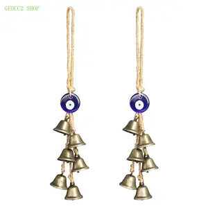 Witch Wind Chime Hanging Decoration, Perfect for Door Handles, Magic Bell Decor, Indoor Outdoor Decor, Holiday Decor, Windchimes