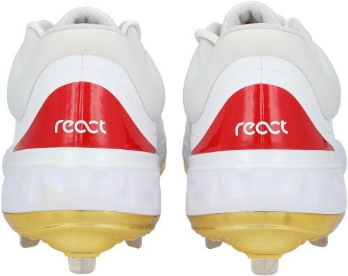 J.T. Realmuto Philadelphia Phillies Player-Issued White and Gold Nike Cleats from the 2025 MLB Season - Fanatics Authentic Certified