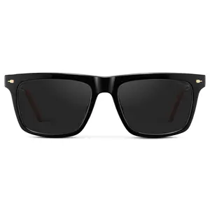 Hart - Men's Performance Court Rectangular Sunglasses - Polarized Lens, Non-Slip Fit