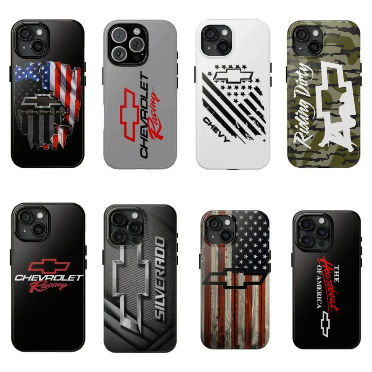 Chevy, CAT, Ford Themed Mobile Phone Cases for iPhone 12/13/14/15/16/17 Pro Max, Pro Plus, 17 Air - Stylish Gift for Her/Him
