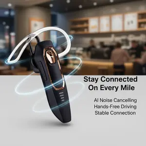 YUEYINOK Noise Cancelling Headphone with Clear Calls, Strong Stable Connection, Hands-Free Driving & Work, Lightweight Comfortable Fit for All-Day Use