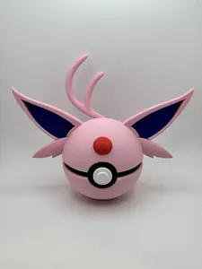 Decorative Espeon Themed Pokeball - Perfect for Pokemon Fans
