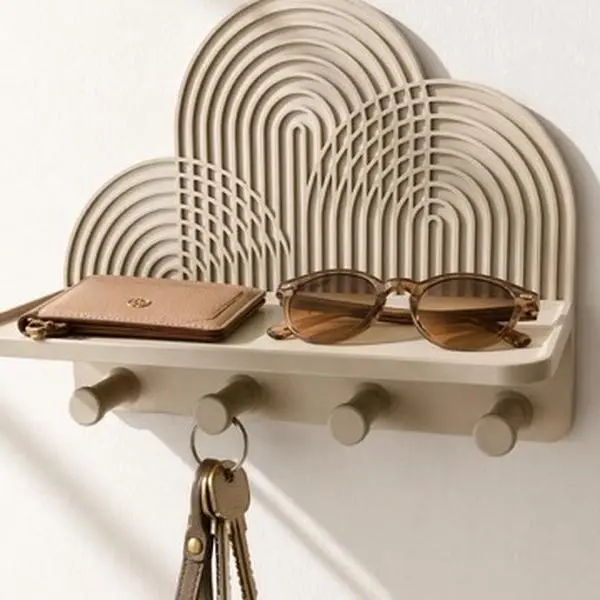 Wall-Mounted Key Organizer, Home Supply Key Holder for Entryway Organization