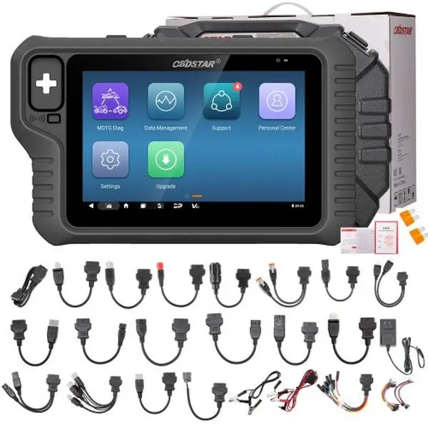 OBDSTAR MOTOMASTER Motorcycle Scanner Full Version MOTO Diag + Marine Diag + E-MOTO Diag + IMMO + Cluster Recalibration + ECU Flasher + Make Key