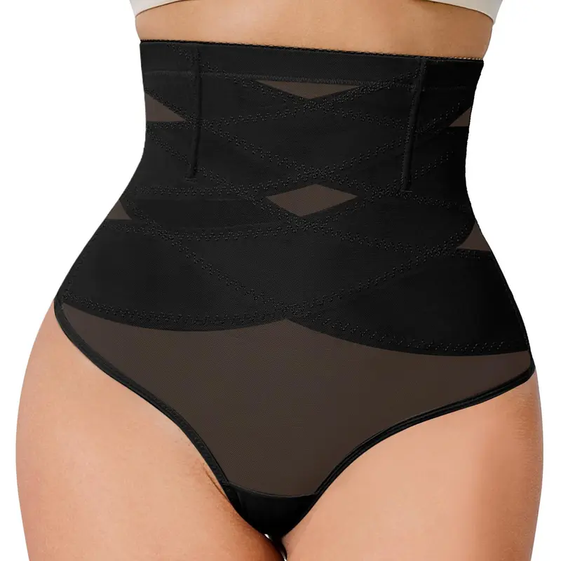 Women's High Waist Fitted Shaping Shapewear Panty, Firm Tummy Control Shaper Bottoms, High Stretch Shapewear Bottoms for Daily Wear, High Waisted Shapers
