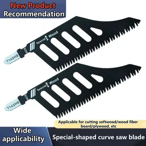 New Curved Saw Blade T142hb, Precision Cutting Wood Tool Accessory, Sharp Teeth, Universal Fit, Durable Edge Protection