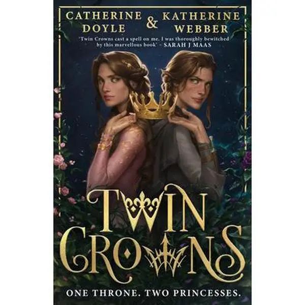 USED Book - Twin Crowns: The Sunday Times bestselling royal YA fantasy romance. Tik Tok made me buy it!: Book 1 by Katherine Webber (Paperback) - english