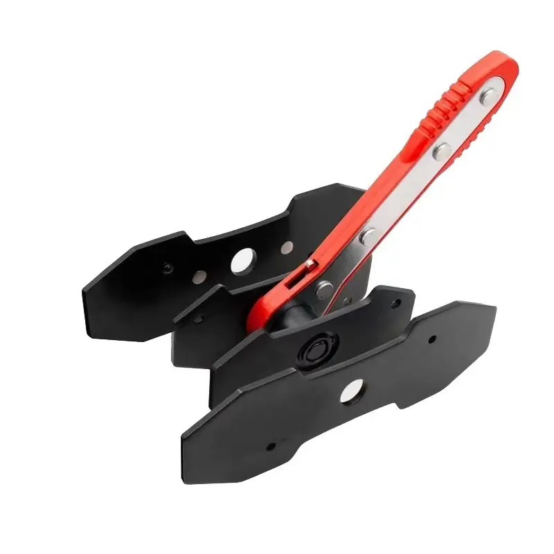 Brake Caliper Press Tools, 360 Degree Automotive Swing Ratchet Expander Wrench Brake Pad Spreader Tool with Extra 2PCS Large Plates for Single Twin Quad Sextuplet Piston Disc Brake Caliper