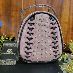 Montana West American Bling Mini Back Pack Pink  Versatile Accessory Case