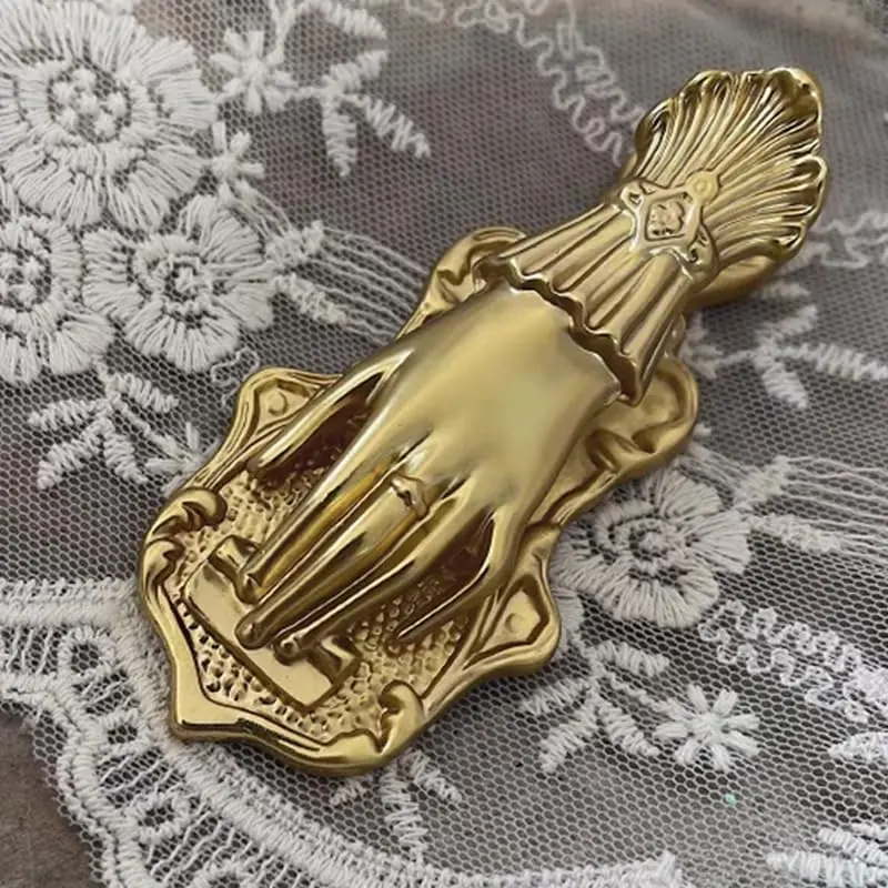 Lady's Hand Shaped Metal Paper Clip Binder Clips Page Holder   Junk Journal Clips Book Clips Decorative Clip Traveler's Notebook Accessories Clamps for Office  DIY Use
