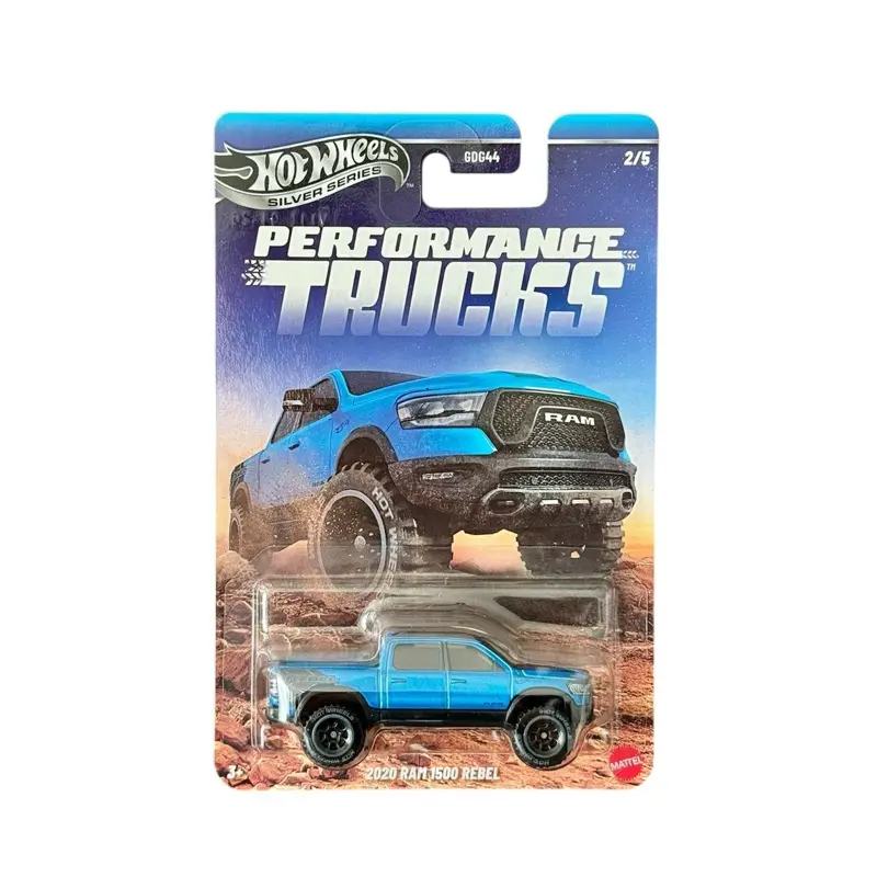 Hot Wheels Silver Series 1:64 Scale 2020 Ram 1500 Rebel Diecast Metal Model Car, Collector's Edition Miniature Toy Trucks, Gifts for Him