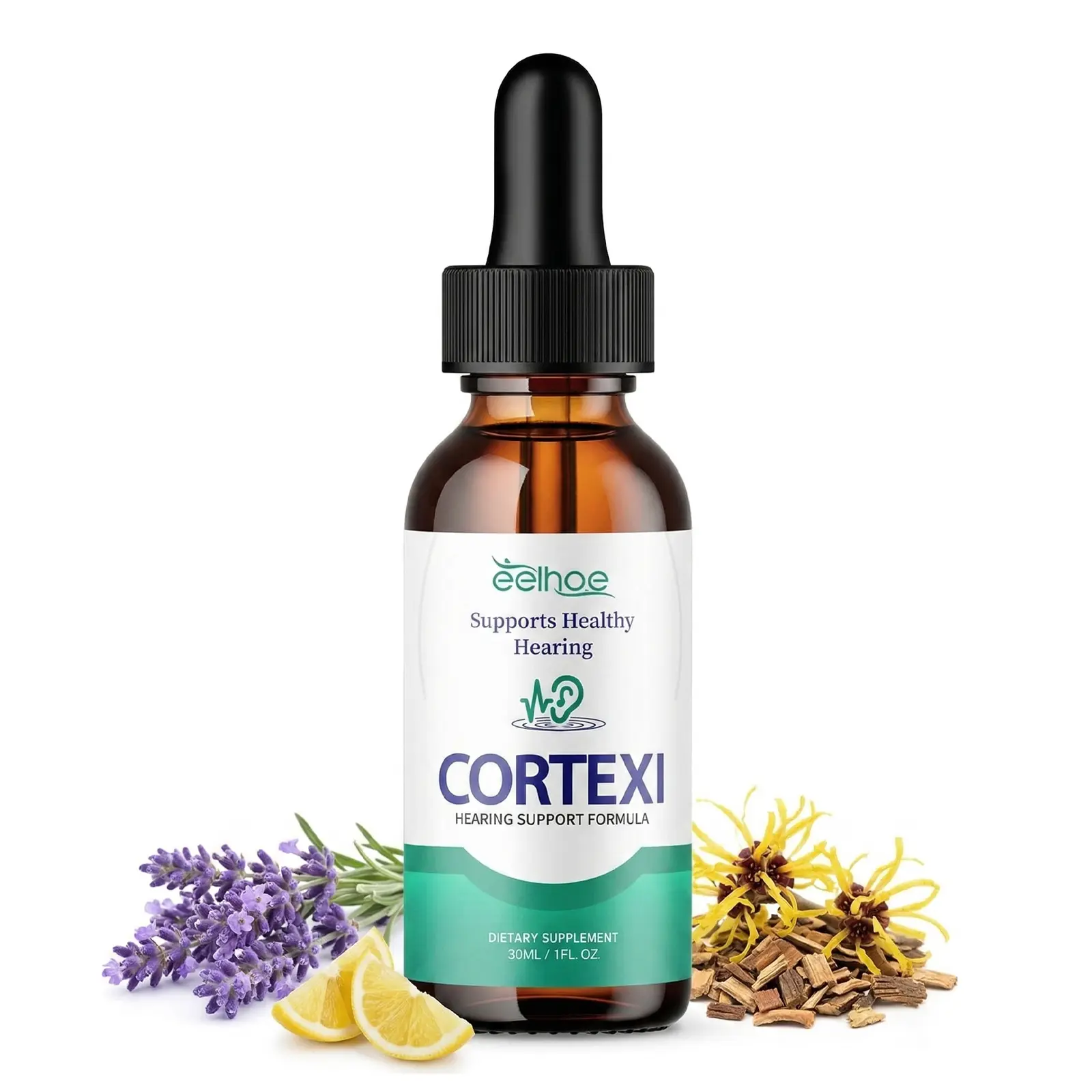 Botanical Ear Drops for Earwax Removal - Gentle Ear Cleanser & Wax Softener. Natural Daily Ear Care Blend with Lavender & Lemon to Maintain Clean, Fresh & Comfortable Ears Unblocked & Comfortably Fresh