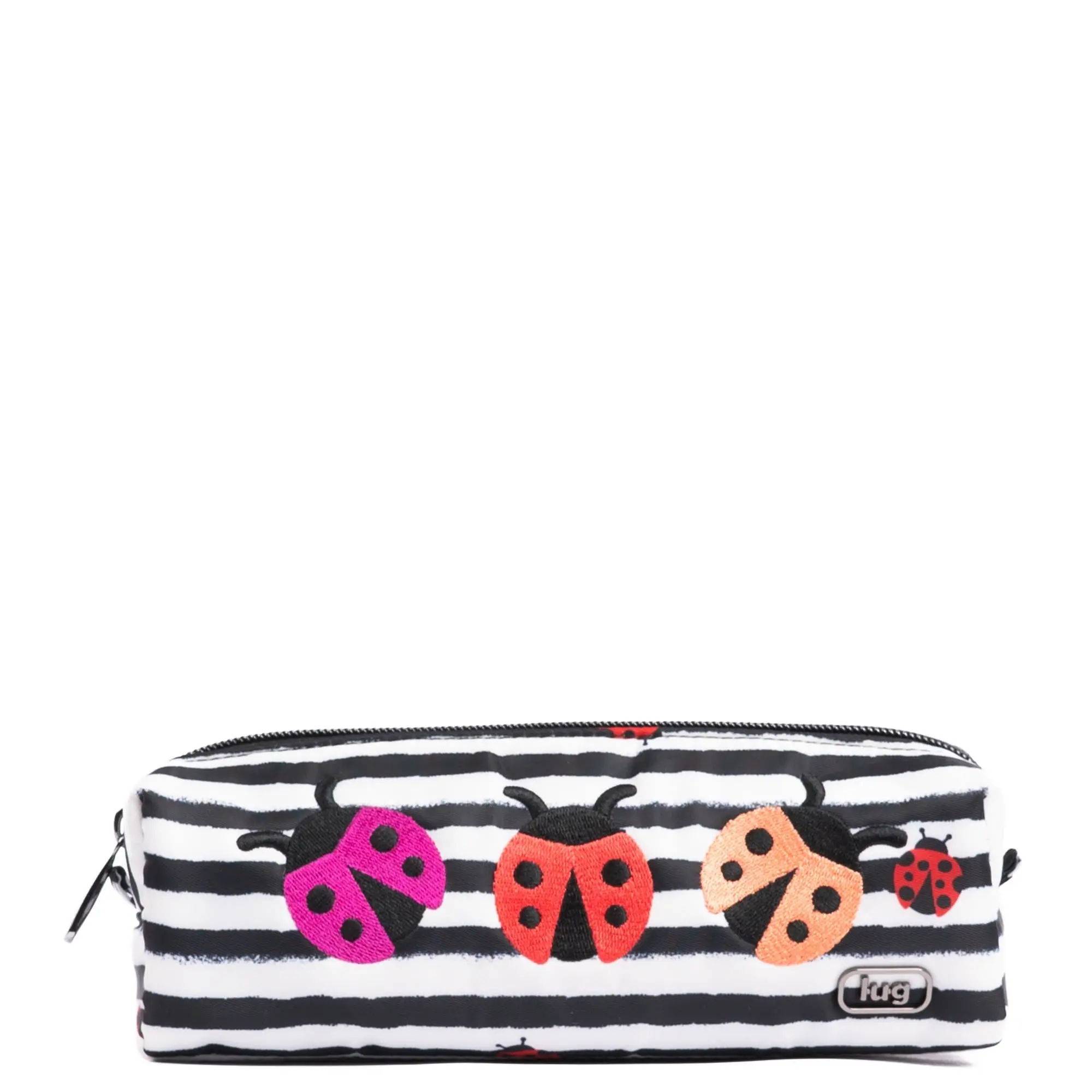 Embroidered Jib Zip Pouch