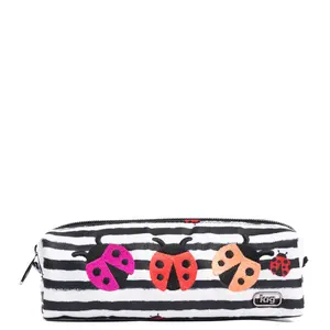 Embroidered Jib Zip Pouch