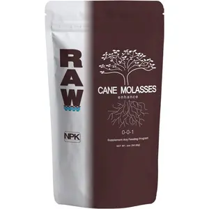 NPK RAW Cane Molasses – 2 oz | Natural Carbohydrate Supplement for Soil & Hydroponics