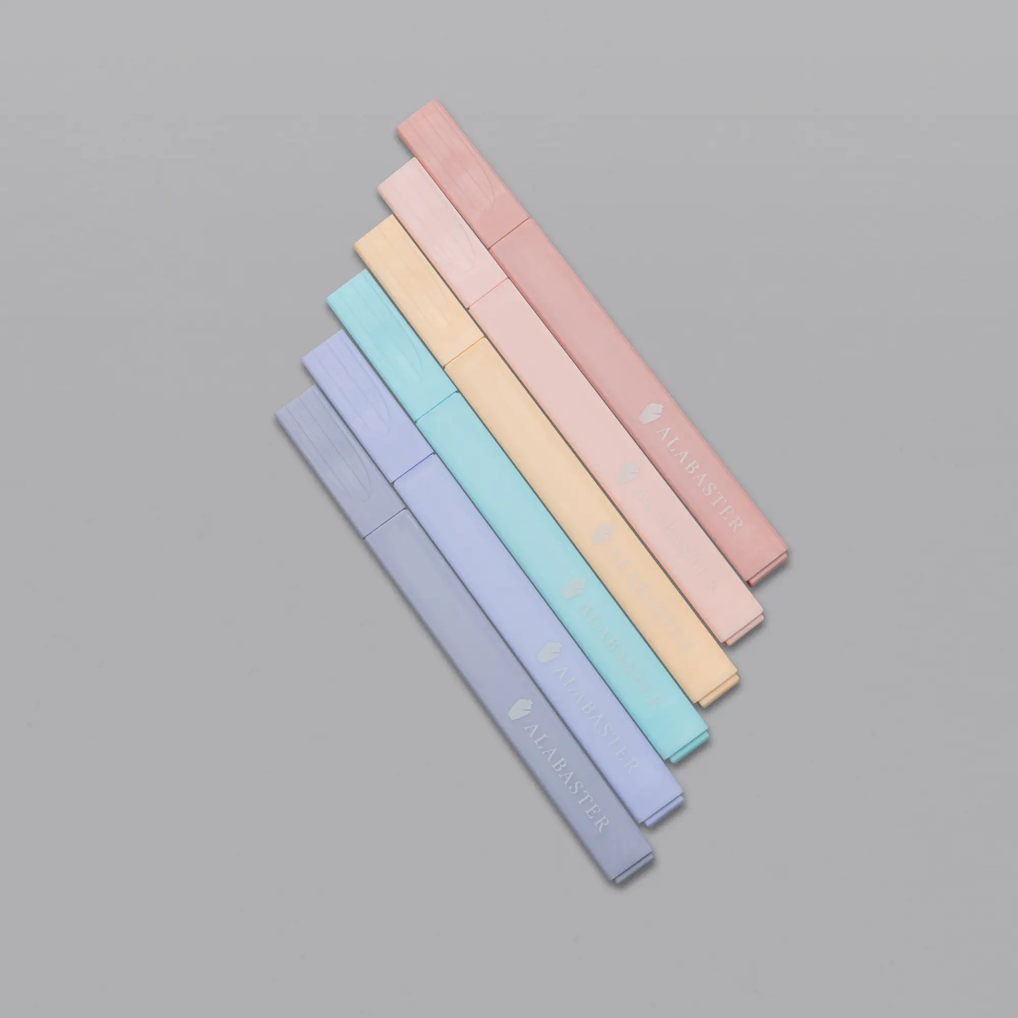 Alabaster Bible Highlighters Set- No Bleed Water Ink, Assorted Colors, Pack of 6 (A Beautiful Year Bible Highlighters Set) bible highlighters journali