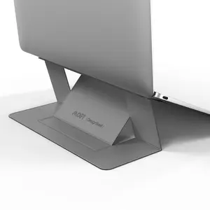 DesignNest Version, MOFT LaptopStand for Ergonomic Comfort and Convenience, Foldable, Office, Home, Slim, Durable, Compatible with MacBook, ChromeBook, Surface, HP, Lenovo, Dell, Silver