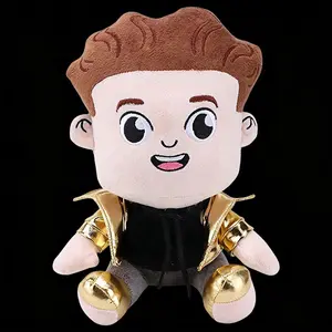 25cm Game Caylus Plush Toys Cartoon Cute Blond-haired Jacketed Man Soft Stuffed Plush Dolls Toys for Kids Fans Birthday Gifts