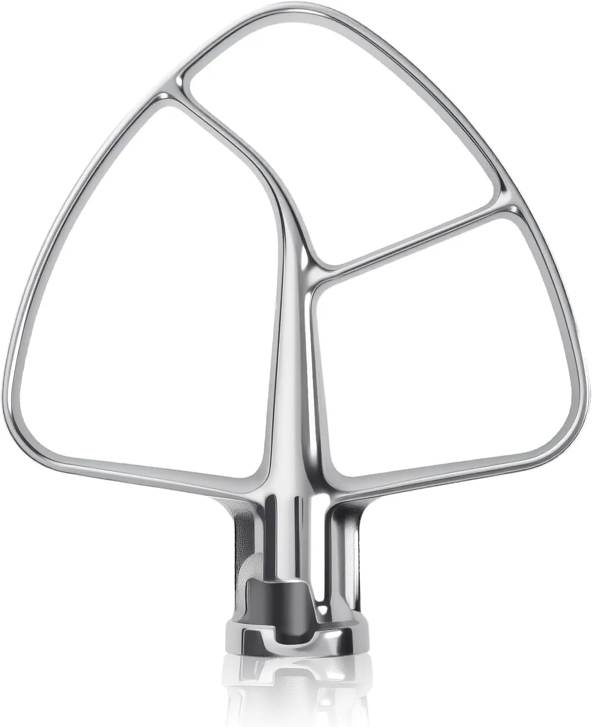 K45B Stainless Steel Flat Beater for  Tilt  Stand Mixer, Polished Paddle Attachment for  Mixer Attachments, Fits 4.5-5 Quart Models, Dishwasher Safe