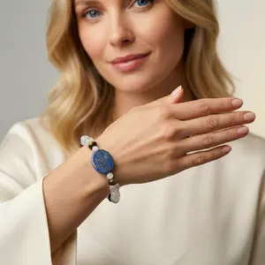 Crystal Beaded Bracelets for Women and Men ，Jewelry forBanquet Party - Money Attraction, Good Luck,Protection Bracelet Encouragement Gift for HerElastic Band couple bracelet artificial braceletDaily Wear（11-20）