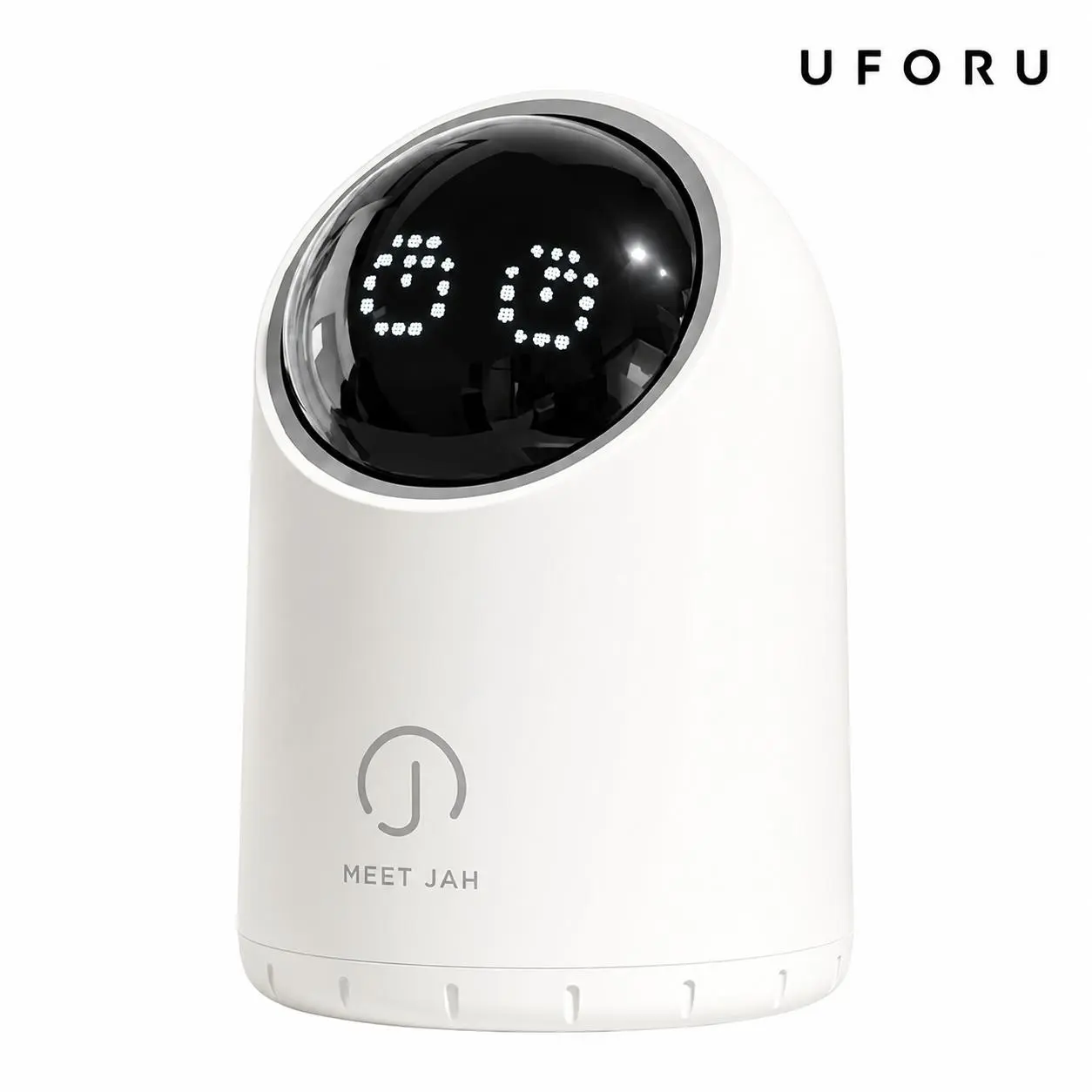 UFOUR Smart Sensor Mini Trash Can, Touchless Motion Sensor Desk Trash Bin with Cute LED Display, Small Compact Waste Basket for Bathroom, Bedroom, Office, Vanity, and Kitchen