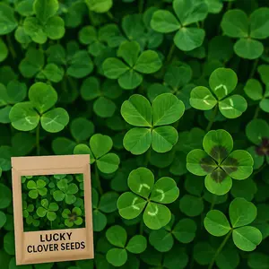 2000 Lucky Clover Seeds – Fast Growing,  Attracts Bees & Pollinators, Ideal for Lawns and Gardens