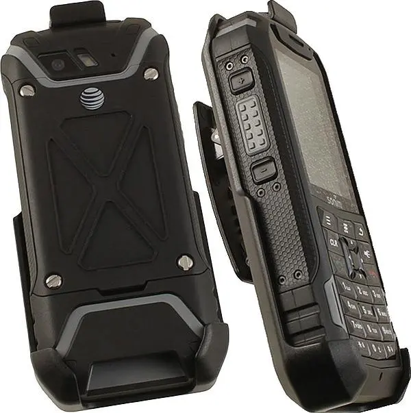 Holster for Sonim XP5, Nakedcellphone Black [Rotating/Ratchet] Belt Clip Holder Case [with Kickstand] for Sonim XP5 Phone (XP5700)