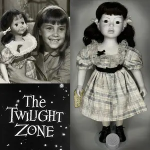 Talky Tina Doll The Twilight Zone Talk Box with 3 Phrases #64 Erika's Emporium OOAK