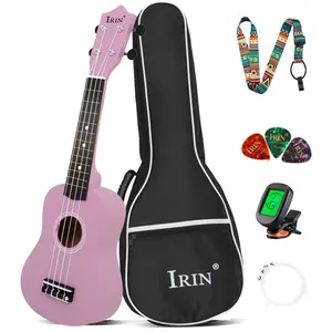 Irin 21-Inch Colorful Maple Ukulele, Beginner-Friendly Small Guitar, Perfect Gift for Friends, 4 Strings, Ideal for Music Lovers