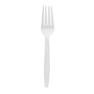 Karat Earth PLA Medium-Heavy Weight Compostable Forks Bulk Box, Natural - 1,000 pcs
