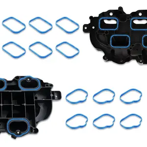 12PCS Intake Manifold Gaskets Lower & Upper Gasket Plenum Set Compatible with Most Vehicles, Replaces OEM# 5184562AC 5184331AC MS97204