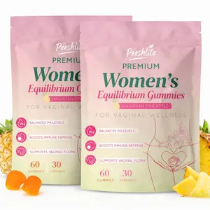Feminine Balance Gummies for Women | Supports pH Health, Immune & Energy Boost | Premium Hawaiian Pineapple Flavor | Vegan, Gluten-Free, Non-GMO | 120 Count (2 Pack)