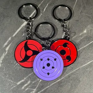 Sharingan & Rinnegan Keychain Pack - Anime keychains - Metal Material - Naruto Inspired accessories