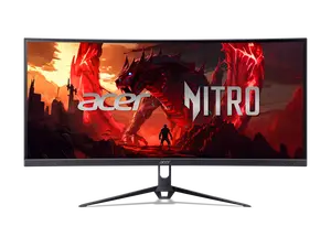 Acer Nitro 29.5" Ultrawide Full HD 1080P 200hz with AMD FreeSync Premium Technology 1ms sRGB 100% 1800R Curved Gaming Monitor ED300C X1bmiippx