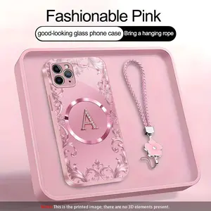 Suitable for [iPhone 11 Pro] high-end MagSafe phone case，Each of the 26 letters has its own unique characteristics, Includes a complimentary lanyard and magnetic ring—highly practical. YM99
