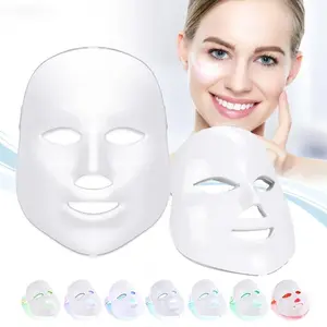 7 Colors LED Facial Mask Red Light Therapy Masks EMS Photon Therapy Face Neck Lifting Beauty Device Professional Facial Products Home Use Beauty Devices Comfort Skin Care