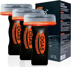 Glass Cleaner-auto glass cleaner& glass emulsion, Removes Tough Grease, Grime, Oil Film, and Water Spots for Car