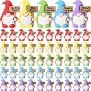 Mini Positive  Figures Miniature   Figures Small Figurines to  Seek for Christmas Employee  Easter Stuffers Office Desk Party Favor  Shower Decor(50pcs,Classic)