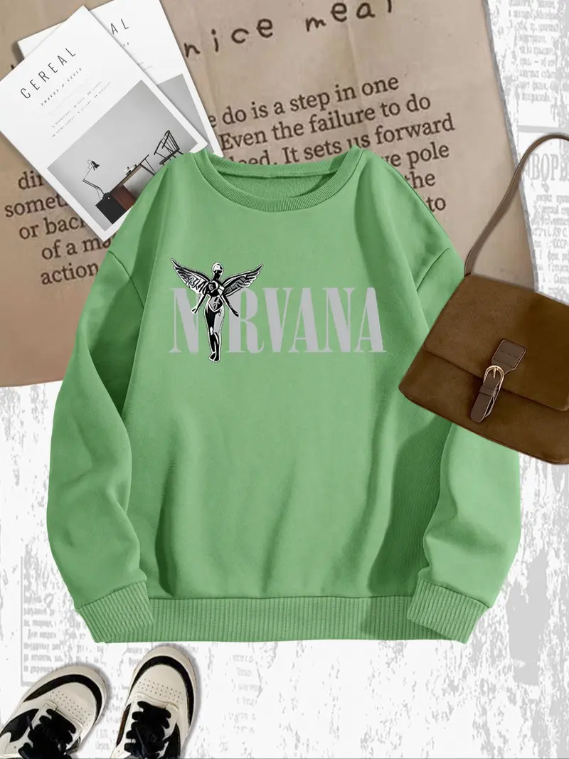 vintage nirvana sweatshirt - TikTok Shop