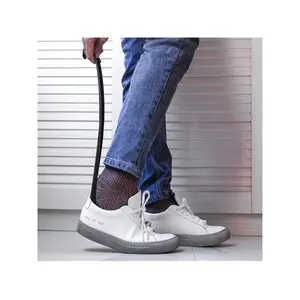 1 super long shoehorn lazy shoe assistant long handle shoe lift pull shoehorn non-slip handle long shoehorn