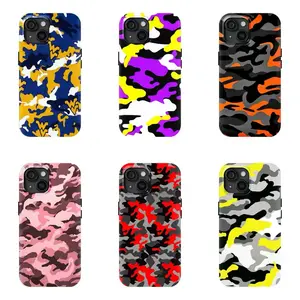 Retro-style waterfowl camouflage phone case, compatible with iPhone 17/16/15/14/13/12/11 Pro Max/Plus and Samsung Galaxy S23FE/22/23/24/25, making it a perfect gift for family and friends.