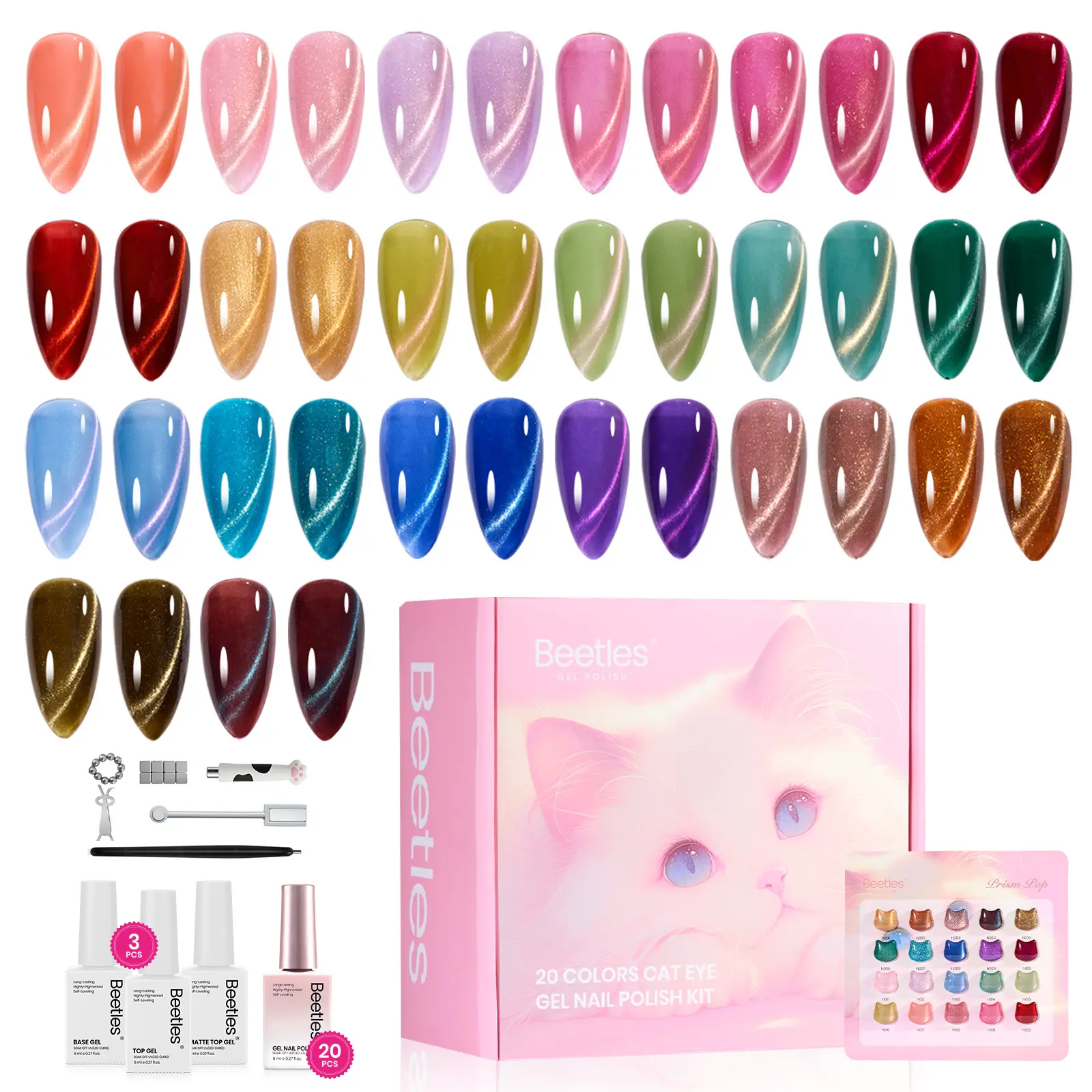 【Prism Pop】-20 Colors 31 Pcs